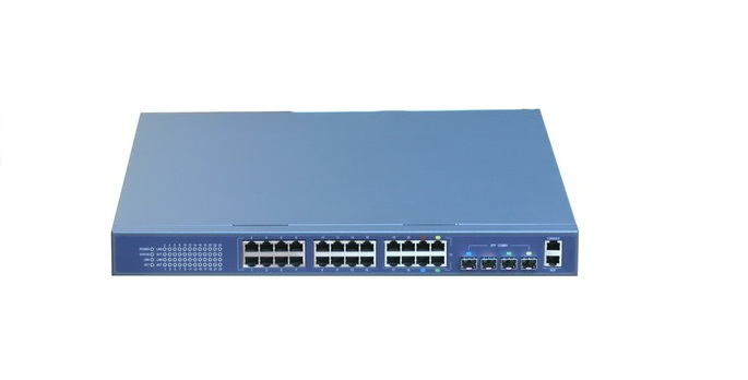 24 Port 10/100/1000 Base-T + 4 Port Gigabit SFP Pure Gigabit Layer 3 Routing switch (P/No:STCS5024TF) 