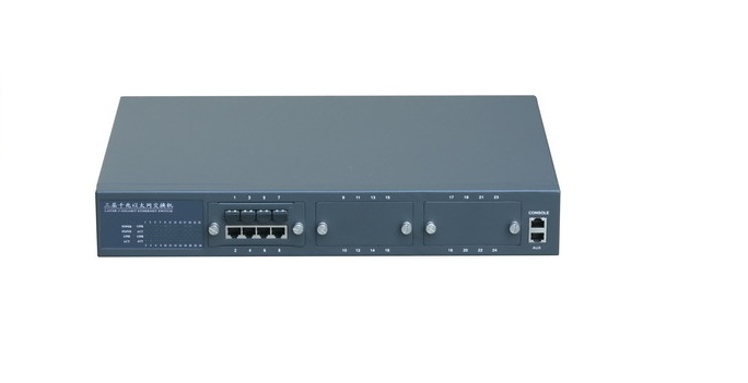 4~24 ports 100Base-SX/LX/T, 2 Gigabit Uplinks, Layer 3 routing switch(P/No:  Model NO: STCS3526F	)