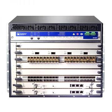 MX480BASE-AC - Juniper MX Series Base Product Bundles, Chassis with Midplane, 1 nos. SCB-E, AC Power, Discounted RE incl. Junos
